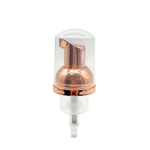 30-tooth mousse foam pump head 30/400 plastic bottle cosmetic foam pump silver-plated pump head manufacturer customized
