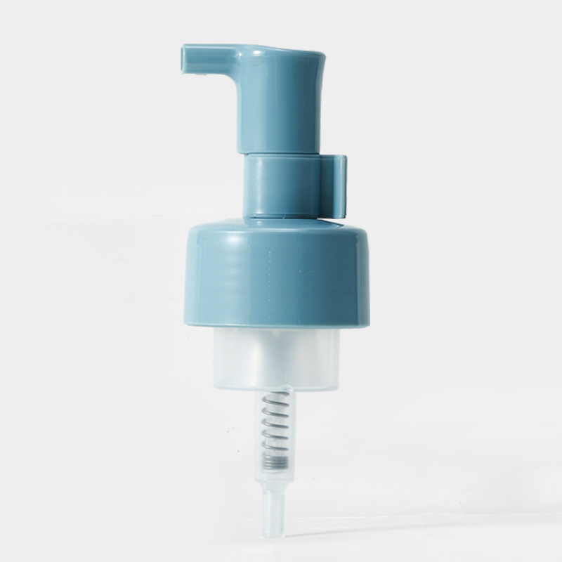 43-tooth PP plastic foam pump head with multiple specifications, press pump, smooth hand soap, cleansing mousse, foaming clip pump head