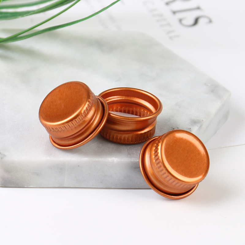 Metal bronze aluminum cap glass sealing cap aluminum cap essential oil bottle plastic bottle cap beverage cap products
