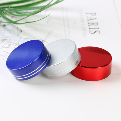 Supply plastic cosmetic bottle caps, gold foil, travel packaging plastic bottle caps, free samples