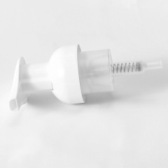 New spring plastic foam pump PET push pump head clip foam pump manufacturer wholesale hand soap shower gel