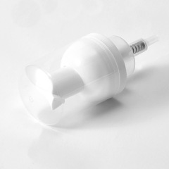 Customized 43-tooth cleansing mousse foam pump shampoo shower gel pump head foaming pump facial cleanser press pump head