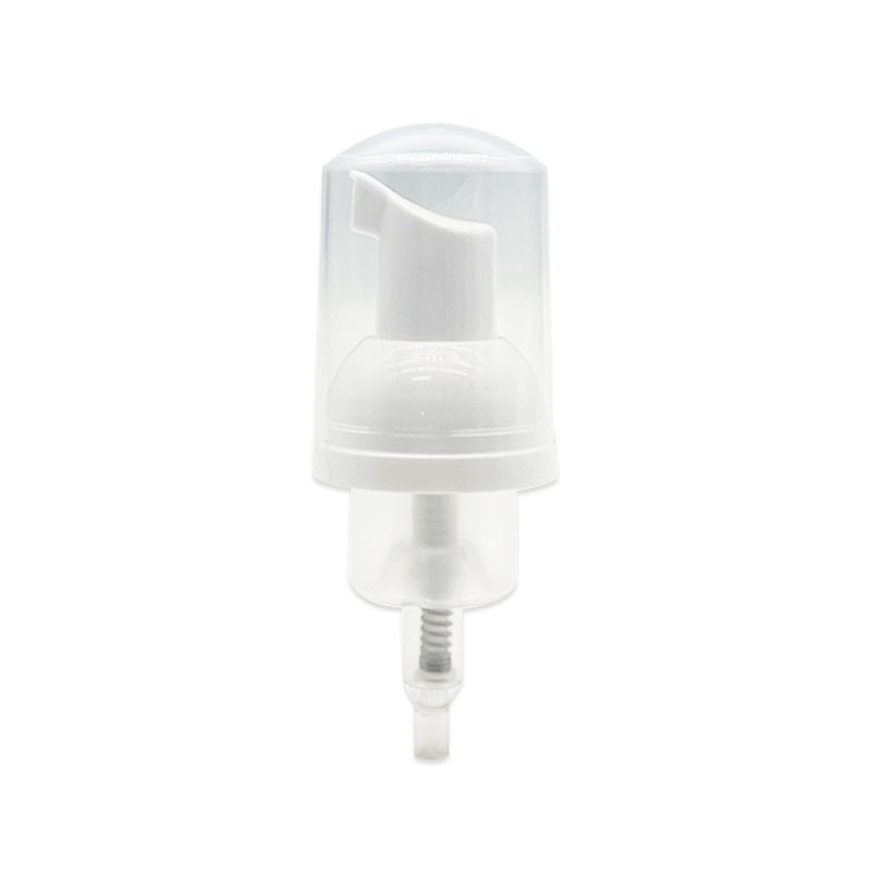 30 caliber foam pump head cosmetic facial cleanser mousse foam pump silver plated pump head manufacturers wholesale