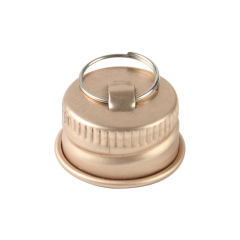 Supply various specifications of essential oil bottle ring aluminum cap fruit and vegetable juice bottle cap metal cap