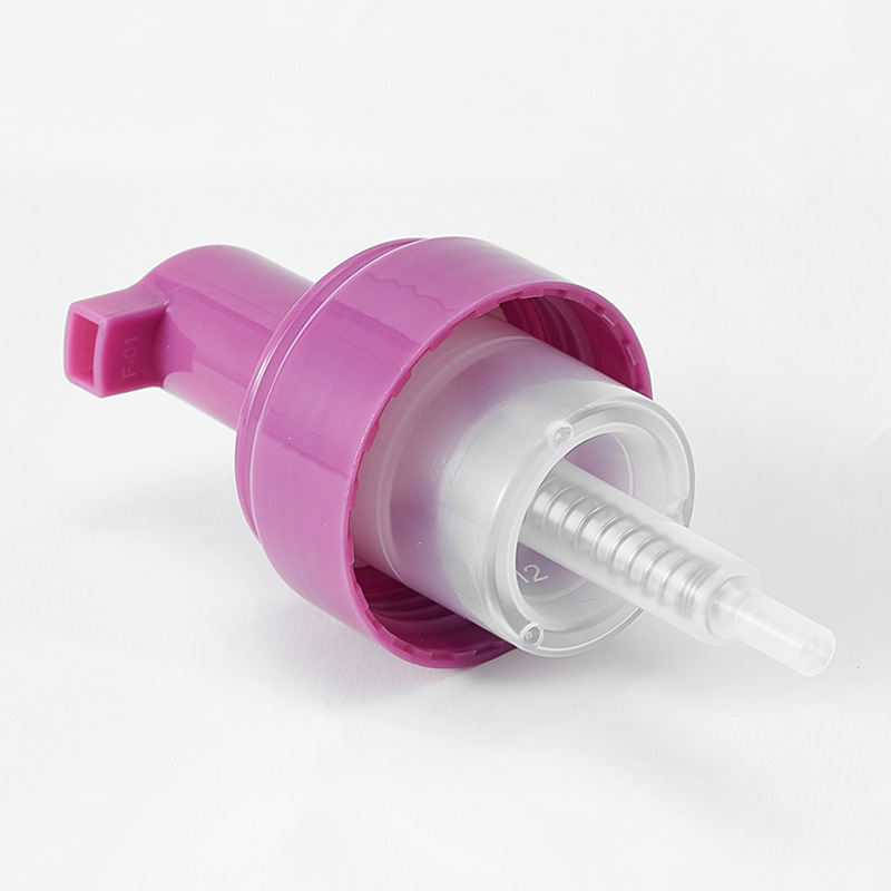 Foam pump head 43 teeth facial cleanser mousse shampoo shower gel press foaming pump plastic pump
