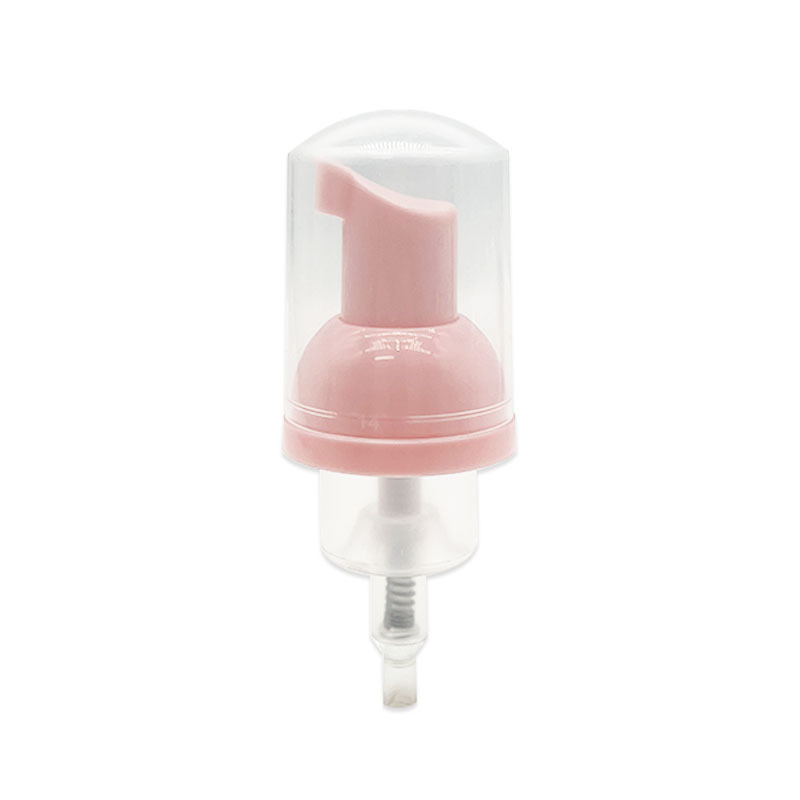 30 caliber foam pump head cosmetic facial cleanser mousse foam pump silver plated pump head manufacturers wholesale