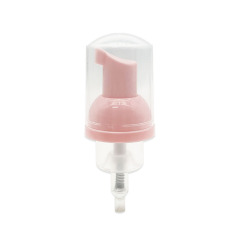 30 caliber foam pump head cosmetic facial cleanser mousse foam pump silver plated pump head manufacturers wholesale