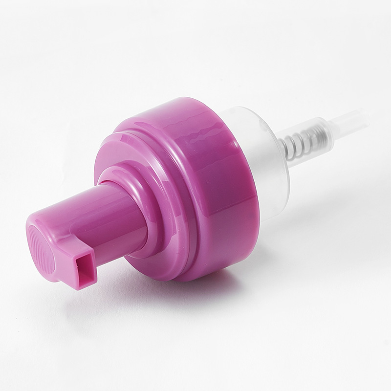 Foam pump head 43 teeth facial cleanser mousse hand soap shower gel press foaming pump plastic pump packaging material