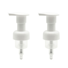 30 teeth left and right switch foam pump cleansing mousse foam pump facial cleanser pump head hand soap shower gel foam pump