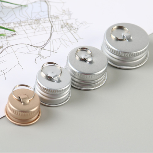 Supply 18202428 plus ring thread aluminum cap essential oil bottle aluminum cap Christmas decoration with ring thread metal cap