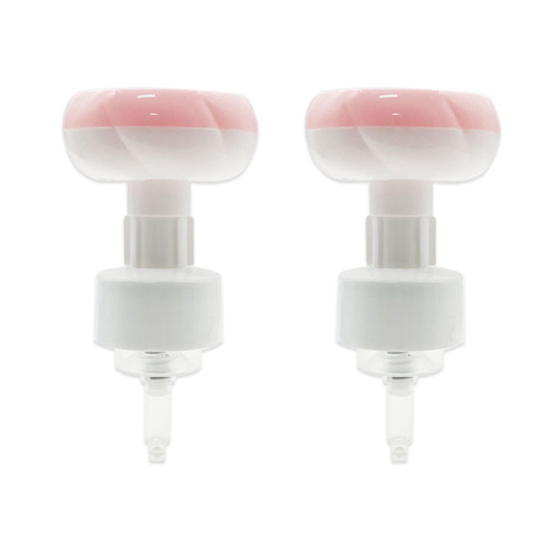 43 teeth cat claw mousse foam pump head push-type facial cleanser cleansing mousse pump pp plastic cosmetic bubble pump