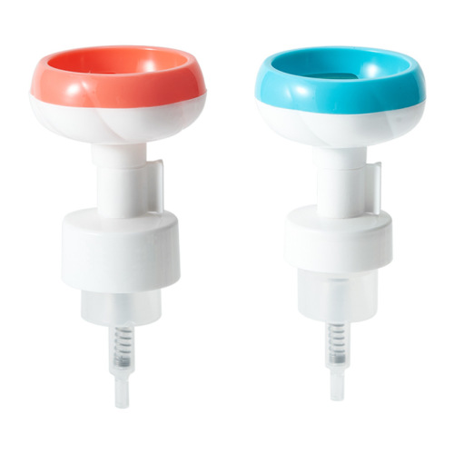 Flower foam mousse pump head 350ml foaming bottle pump head push-type children's antibacterial hand sanitizer foam pump