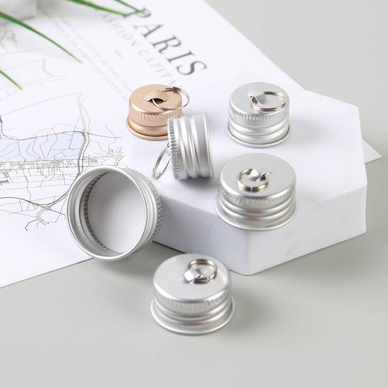 Supply various specifications of essential oil bottle ring aluminum cap fruit and vegetable juice bottle cap metal cap