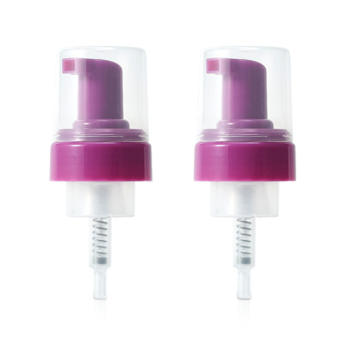 Foam pump head 43 teeth facial cleanser mousse hand soap shower gel press foaming pump plastic pump packaging material