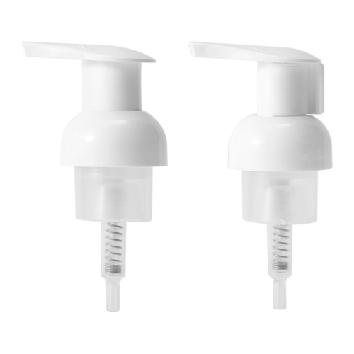 New spring plastic foam pump PET press pump head clip foam pump hand soap shower gel foam pump head