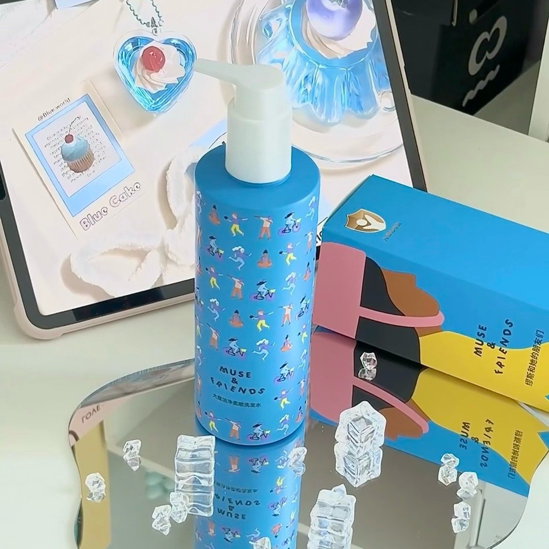 300ml 10oz PET Plastic Cylinder Pump Bottle