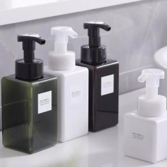 300ml 400ml 500ml PETG Square Foam Soap Bottles