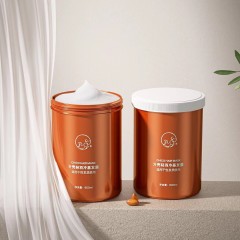 1000ML large capacity jar pet hair mask scrub styling gel cosmetic jar plastic packaging jar