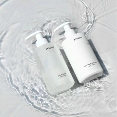 300ml Transparent Frosted Cylinder PET Pump Bottle
