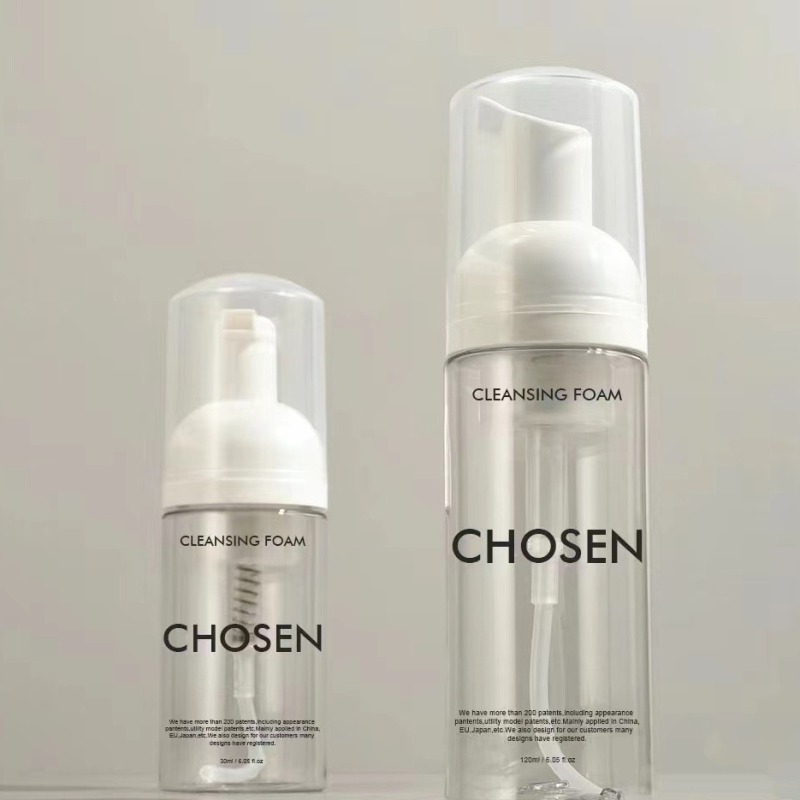 30ml 120ml Transparent PET Foam Pump Bottles