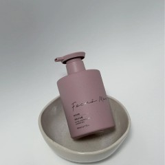 250ml~350ml push-type plastic shower gel shampoo bottle pet flat shoulder round bottle high-grade body lotion empty bottle