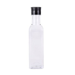Manufacturers wholesale food grade PET square plastic empty oil bottle camellia oil liquor health wine soy sauce vinegar bottle