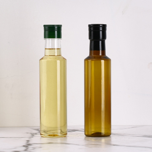 Thickened round custom plastic oil bottle camellia oil vinaigrette white wine health wine soy sauce vinegar seasoning bottle