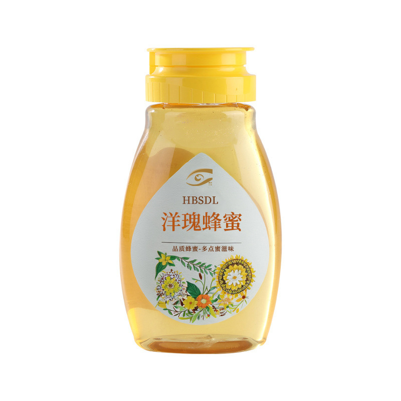 300g400g portable lemon honey plastic small package squeeze bottle honey bottle wholesale source plastic factory