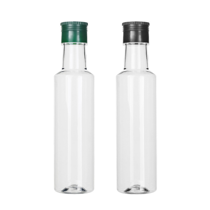 Soy sauce vinegar bottle 250ml seasoning vinaigrette bottle oil bottle plastic olive oil bottle round plastic sesame oil bottle