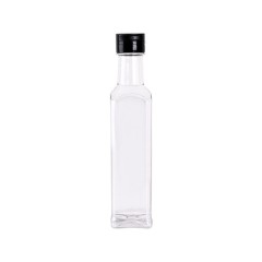 Food grade PET square plastic empty oil bottle wine pot camellia oil soy sauce vinegar olive oil bottle sauce bottle
