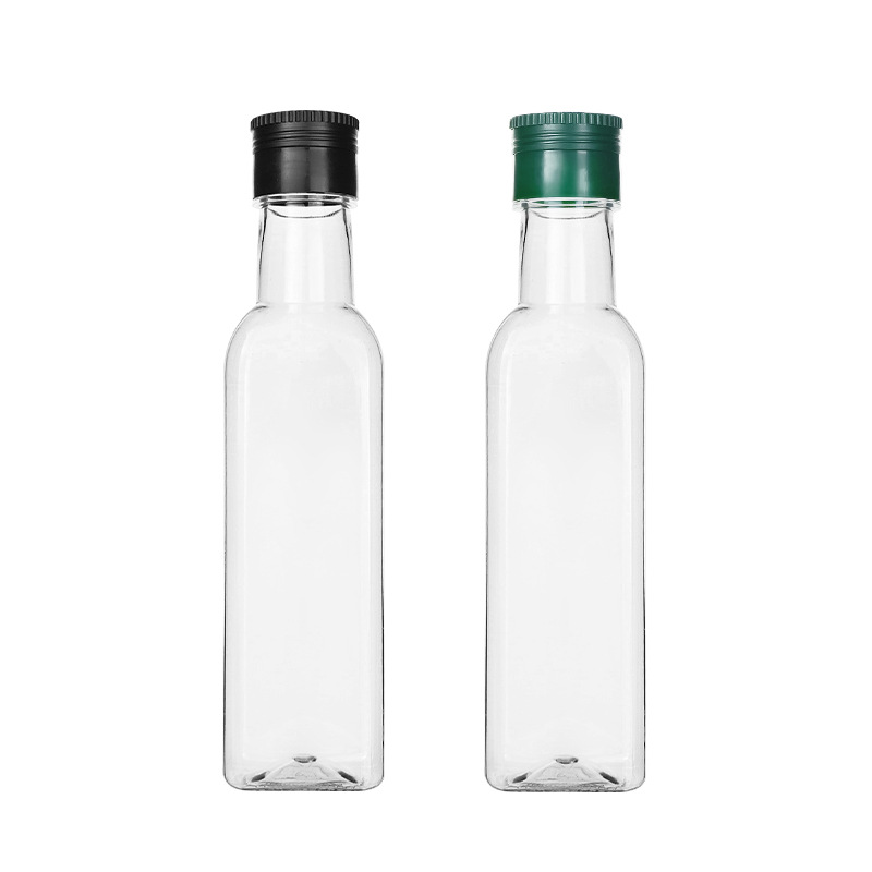 Edible oil bottle 250ml plastic bottle soy sauce vinegar bottle condiment bottle plastic wine bottle olive oil bottle oil pot wine pot