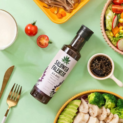 Soy sauce vinegar bottle 250ml seasoning vinaigrette bottle oil bottle plastic olive oil bottle round plastic sesame oil bottle