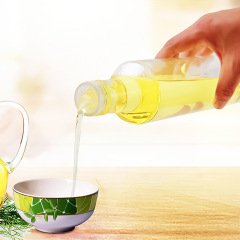 Manufacturers wholesale thickened round plastic oil bottle metal screw cap olive oil camellia oil walnut oil packaging plastic bottle