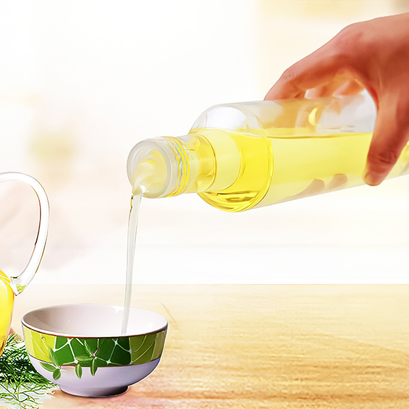 Manufacturers wholesale thickened round plastic oil bottle metal screw cap olive oil camellia oil walnut oil packaging plastic bottle