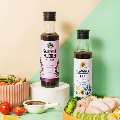 Soy sauce vinegar bottle 250ml seasoning vinaigrette bottle oil bottle plastic olive oil bottle round plastic sesame oil bottle