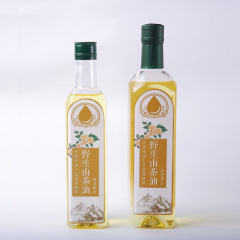 Kitchen thickened square plastic butter vinegar bottle 500ml camellia oil olive oil sub-packaging seasoning flavor soy sauce empty bottle