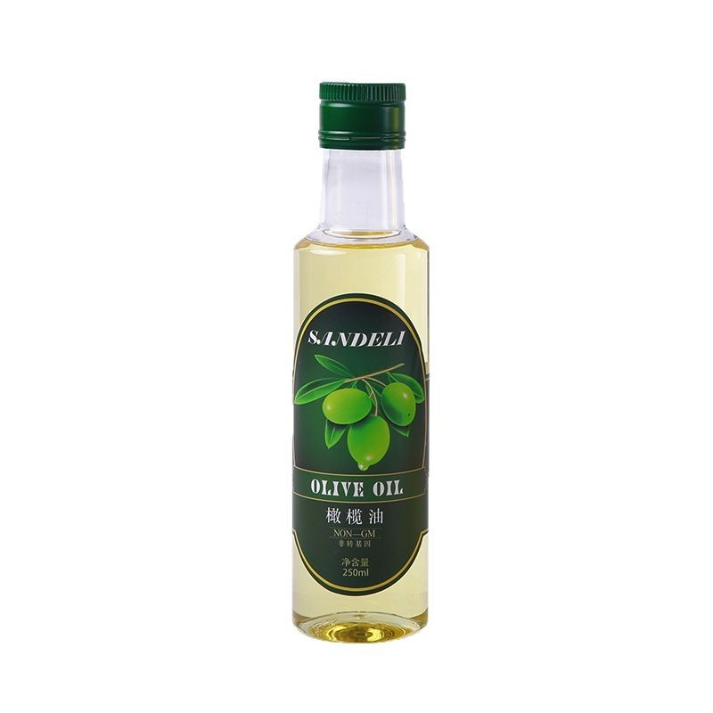 Manufacturers wholesale thickened round plastic oil bottle metal screw cap olive oil camellia oil walnut oil packaging plastic bottle