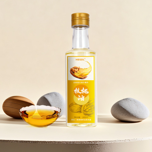 Soy sauce 285ml camellia oil bottle pet plastic bottle vinegar flaxseed walnut oil plastic peanut oil bottle wine bottle