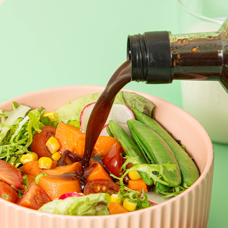 Soy sauce vinegar bottle 250ml seasoning vinaigrette bottle oil bottle plastic olive oil bottle round plastic sesame oil bottle