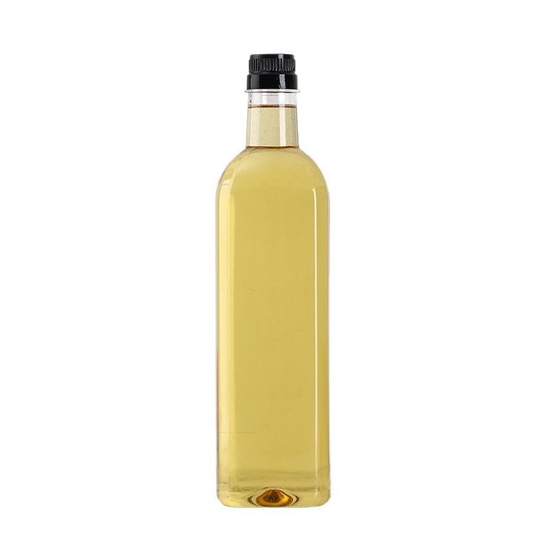 Manufacturer customized square thickened camellia oil bottle sealed anti-leakage plastic bottle transparent Pet packaging olive oil bottle
