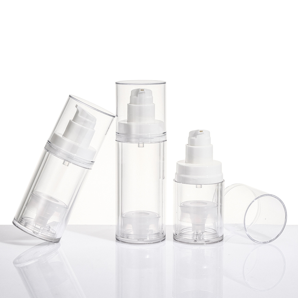 20/30/50 ml transparent vacuum bottle spray bottle foundation essence lotion cream cosmetics empty bottle