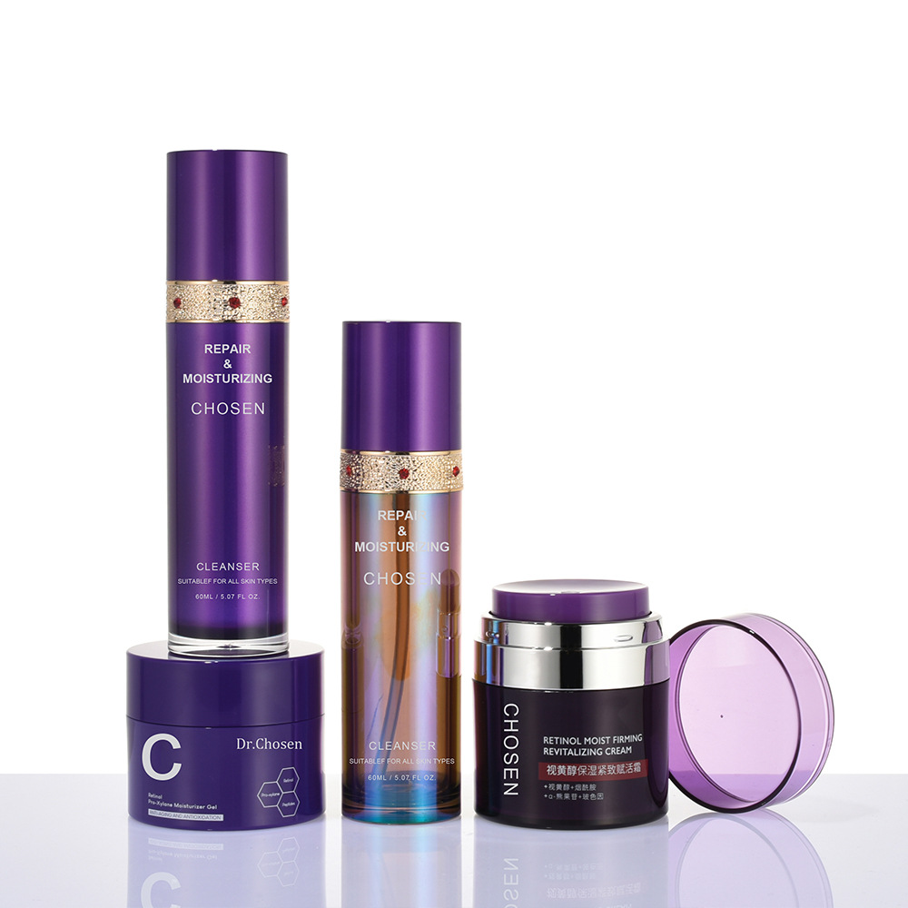 Skin care product packaging material cosmetic lotion essence plastic packaging bottle container 50g vacuum cream jar