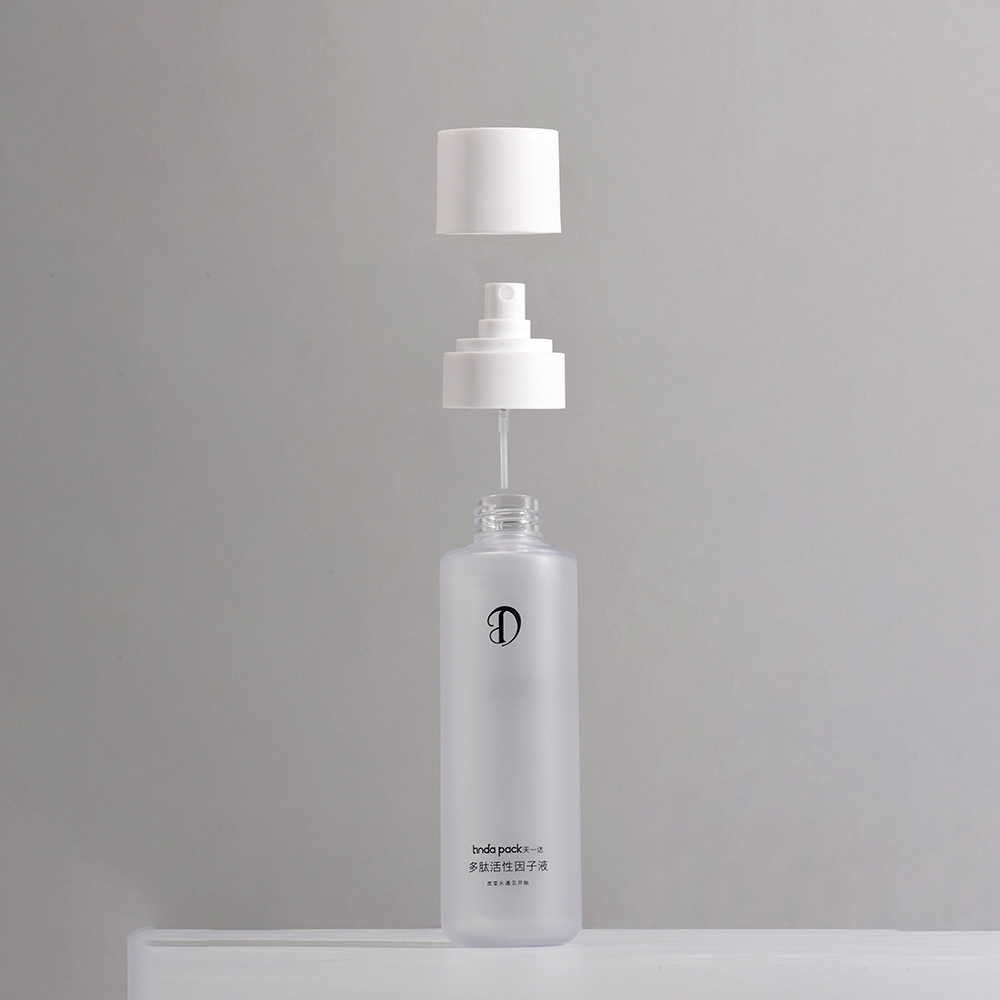 Frosted Clear PET Plastic Fine Mist Spray Bottle 160ml