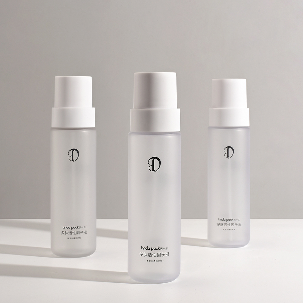 Frosted Clear PET Plastic Fine Mist Spray Bottle 160ml
