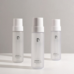 Frosted Clear PET Plastic Fine Mist Spray Bottle 160ml