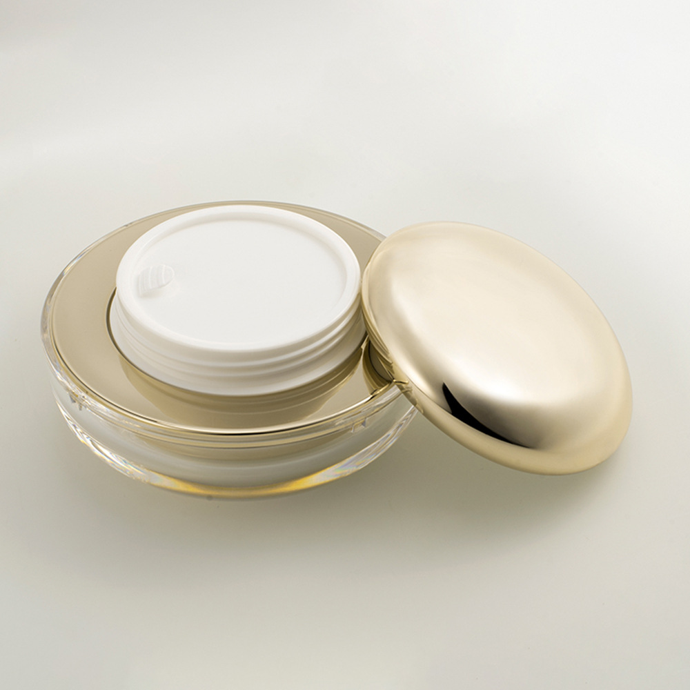 Gold 30g face cream bottle acrylic bottle eye cream cream bottle cosmetic packaging material high-end skin care product packaging
