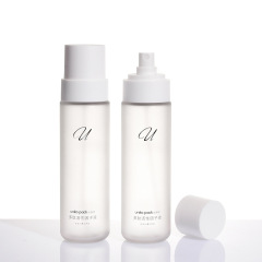 Frosted Clear PET Plastic Fine Mist Spray Bottle 160ml