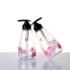 300ml 10oz Clear Cone PET Plastic Pump Bottle