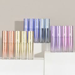 Manufacturers customize high-end lip gloss bottle transparent lip glaze tube large brush head lipstick tube lipstick tube cosmetics packaging material