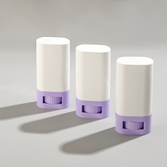 Manufacturers custom-produce PP flat deodorant bottles, antiperspirant deodorant cream packaging materials, rotating solid stick packaging